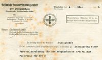 Zuschuss-Bewilligung von 1935 der Nassauischen Brandversicherungsanstalt